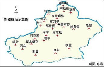 富蕴机场地图,富蕴机场交通地图,富蕴机场位置